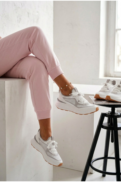 scarpe da ginnastica Femminile Big Star TT274570 HI-POLY SYSTEM Colore bianco