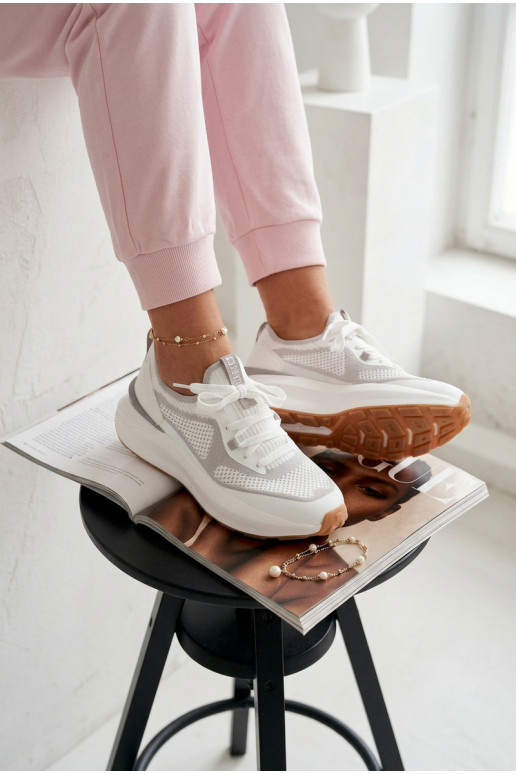 scarpe da ginnastica Femminile Big Star TT274570 HI-POLY SYSTEM Colore bianco