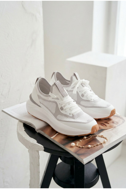 scarpe da ginnastica Femminile Big Star TT274570 HI-POLY SYSTEM Colore bianco