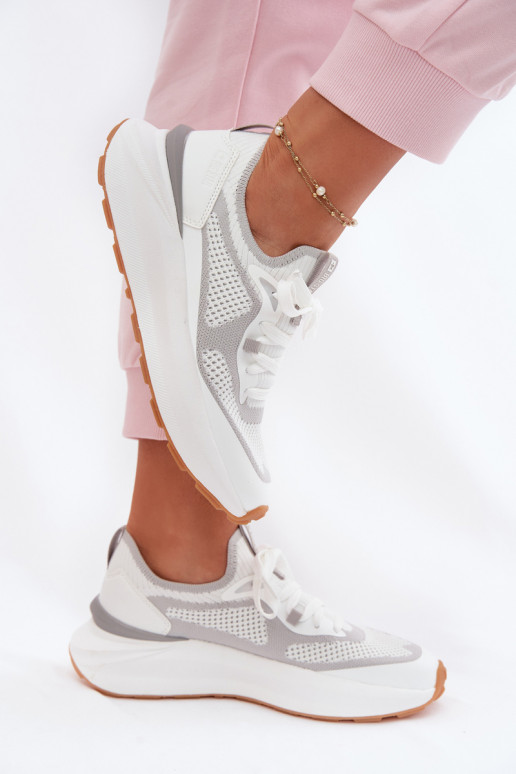 scarpe da ginnastica Femminile Big Star TT274570 HI-POLY SYSTEM Colore bianco