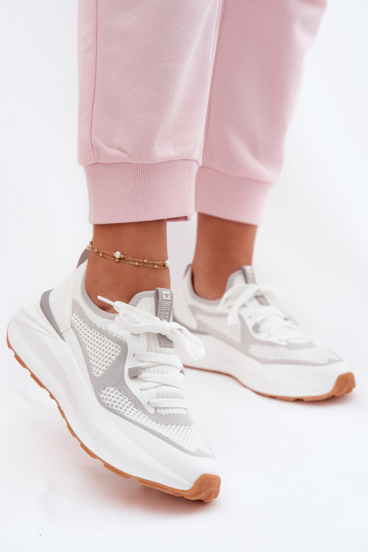 scarpe da ginnastica Femminile Big Star TT274570 HI-POLY SYSTEM Colore bianco