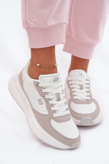 Scarpe sportive da donna con plateau GAP PENELOPE GPIN6155300061 color bianco
