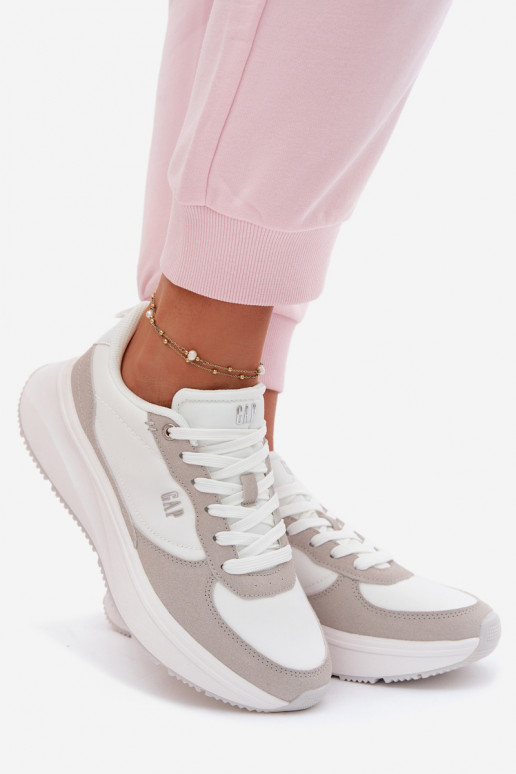 Scarpe modello sneakers Femminile con una piattaforma GAP PENELOPE GPIN6155300061 Colore bianco