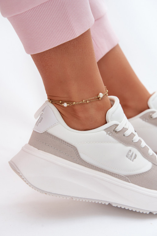 Scarpe modello sneakers Femminile con una piattaforma GAP PENELOPE GPIN6155300061 Colore bianco