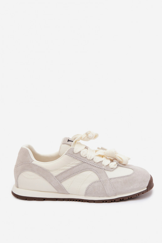 dalla pelle scamosciata Scarpe modello sneakers Femminile Vinceza 86427 colore grigio