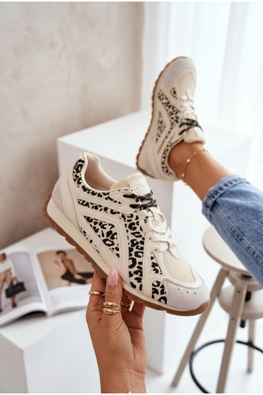 Pelle dalla pelle scamosciata Scarpe modello sneakers Femminile Big Star TT274549 beige