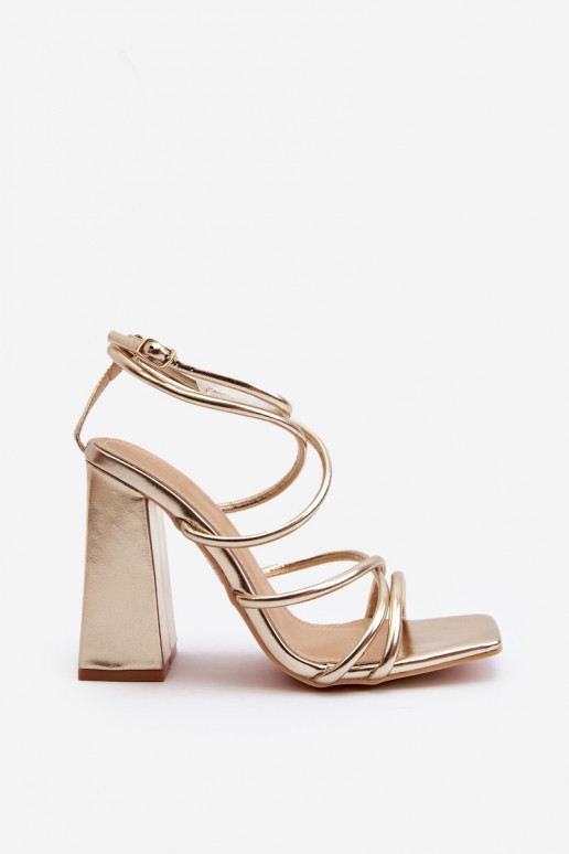 Alla moda Sandali col tacco alto colore dorato Josette