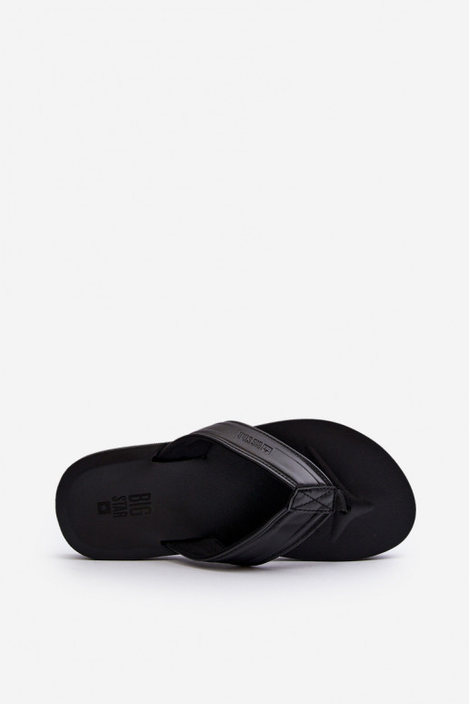 per uomo Pantofole Big Star LL174605 colore nero