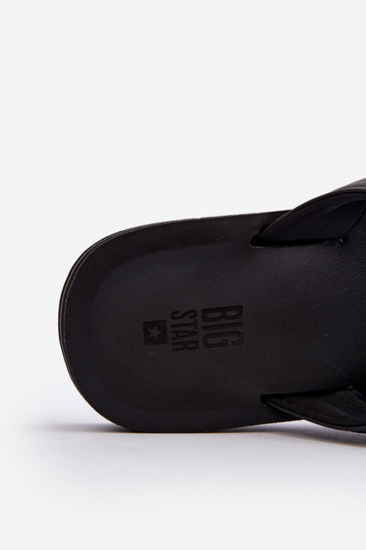 per uomo Pantofole Big Star LL174605 colore nero