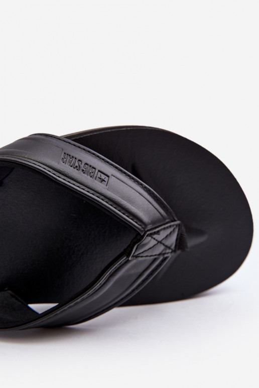 per uomo Pantofole Big Star LL174605 colore nero