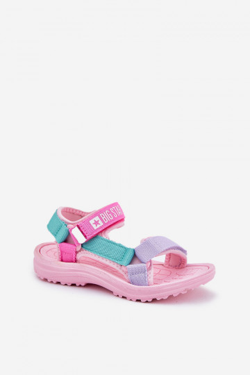 sandali Infantile con chiusure adesive Big Star RR374519 colore rosa