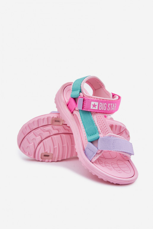 sandali Infantile con chiusure adesive Big Star RR374519 colore rosa
