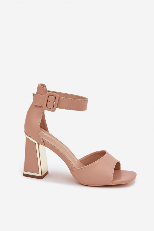 Stile elegante Sandali con tacco alto da donna Nude Rosazara