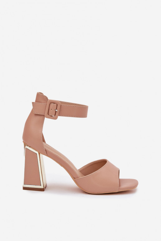 Stile elegante Sandali con tacco alto da donna Nude Rosazara