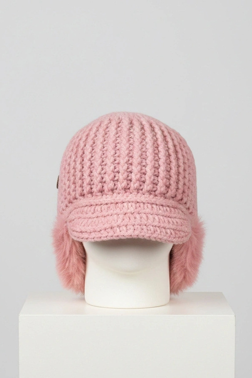 Cappello rosa con copriorecchie Zora