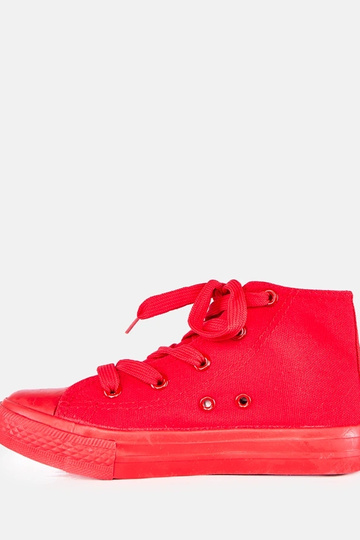 Scarpe sportive rosse per bambini sopra la caviglia Laly