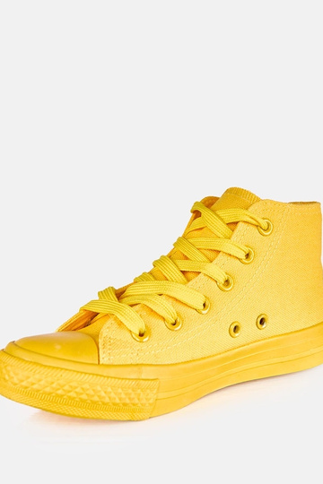 Scarpe sportive gialle per...