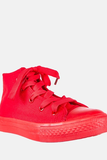Scarpe sportive rosse per bambini sopra la caviglia Jutta