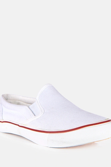 Scarpe sportive bianche per bambini senza lacci Lagunes 2