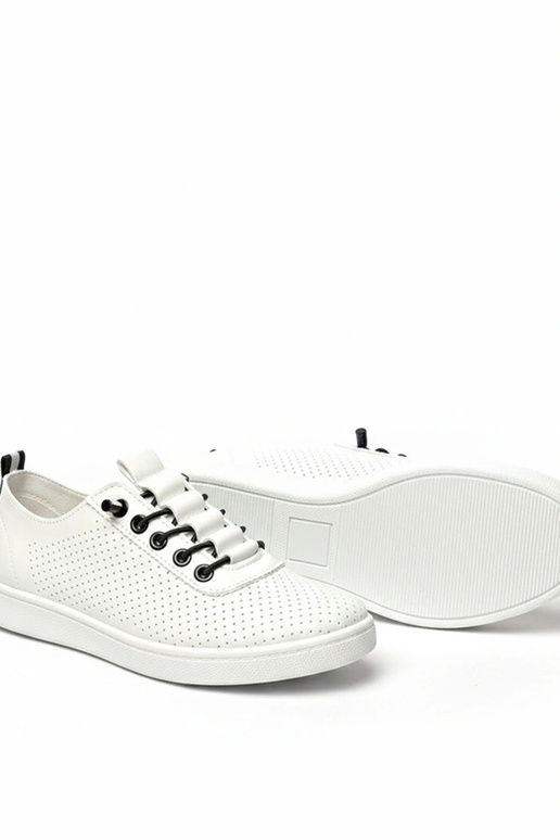 Scarpe sportive bianche perforate Adèle