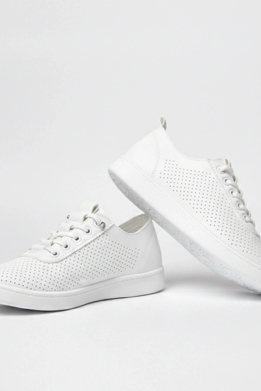 Scarpe sportive bianche perforate Adèle