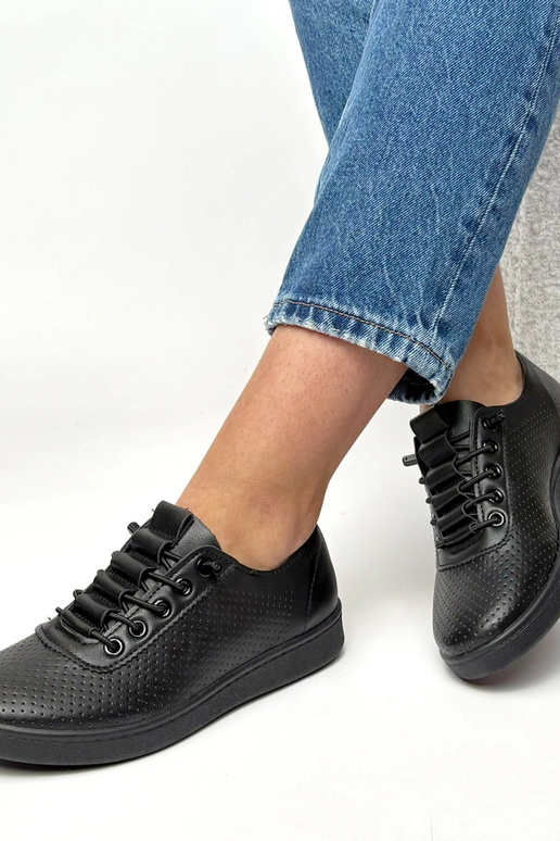 Scarpe sportive nere per perforate Adèle