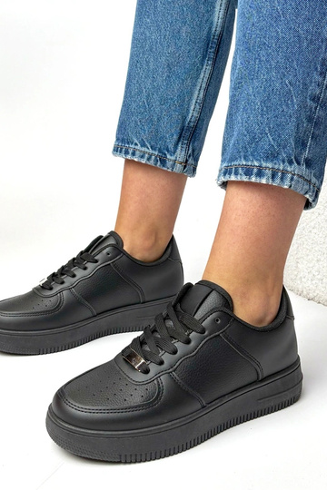 Scarpe sportive nere con piattaforma Brigitte 2