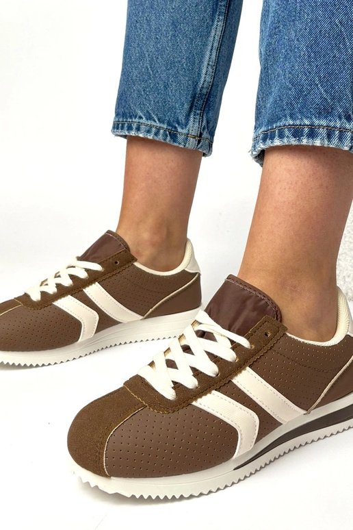 Scarpe sportive marroni Camille