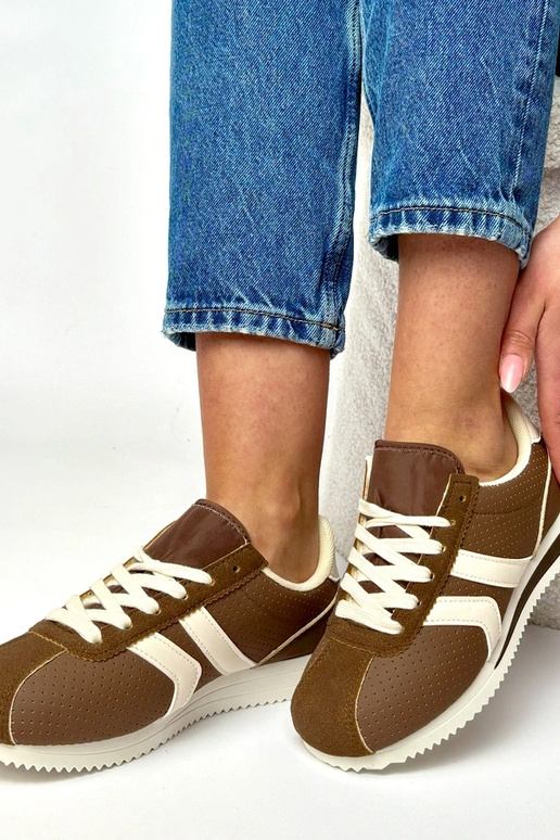 Scarpe sportive marroni Camille