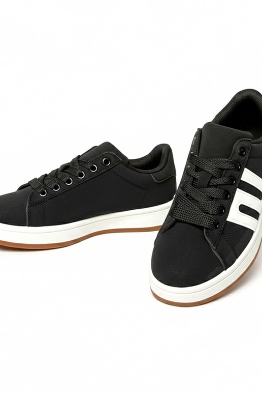 Scarpe sportive quotidiane nere Delphine