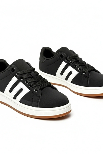 Scarpe sportive quotidiane nere Delphine 2