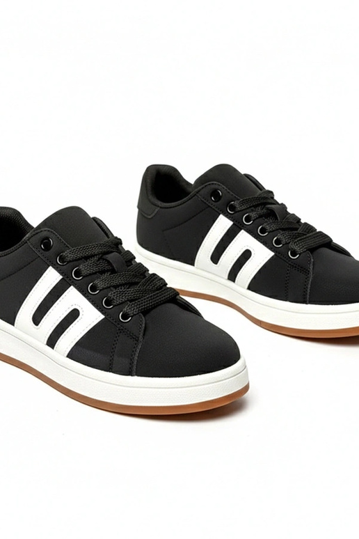 Scarpe sportive quotidiane nere Delphine