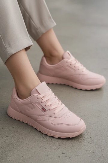 Scarpe sportive quotidiane rosa con piattaforma Élise