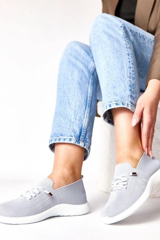 Scarpe sportive grigie da donna Léa