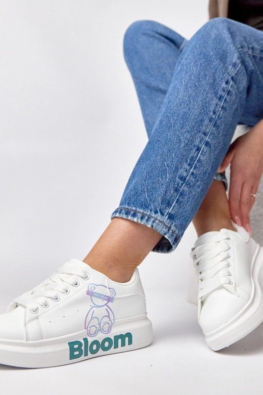 Scarpe sportive bianche con...