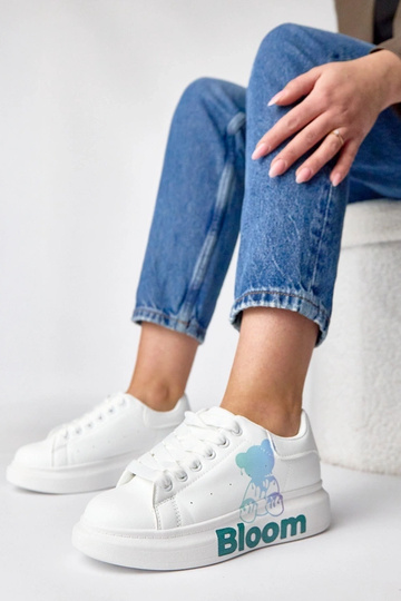 Scarpe sportive bianche con...