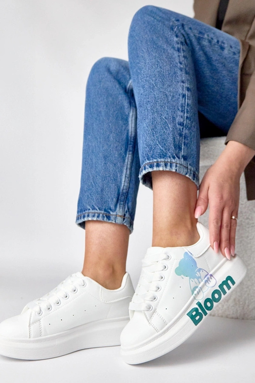 Scarpe sportive bianche con...