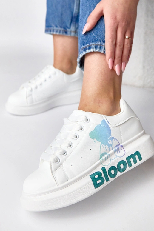 Scarpe sportive bianche con...