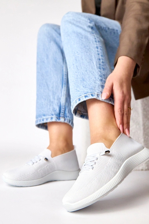 Scarpe sportive da donna bianche Léa