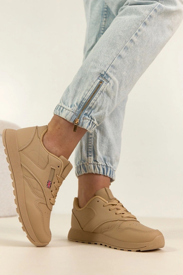 Sneakers color sabbia da tutti i giorni con piattaforma Élise 2