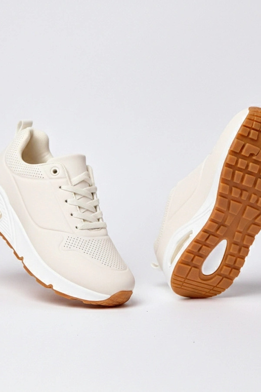 Sneakers color sabbia con suola...