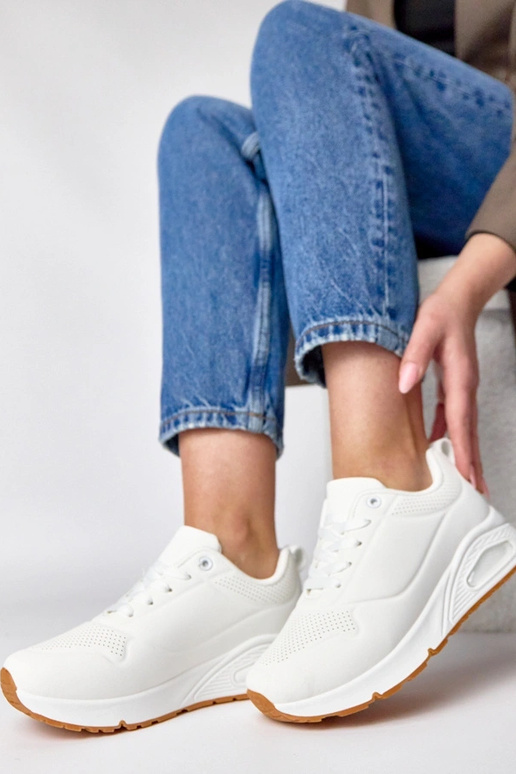 Sneakers bianche con suola spessa Sylvie