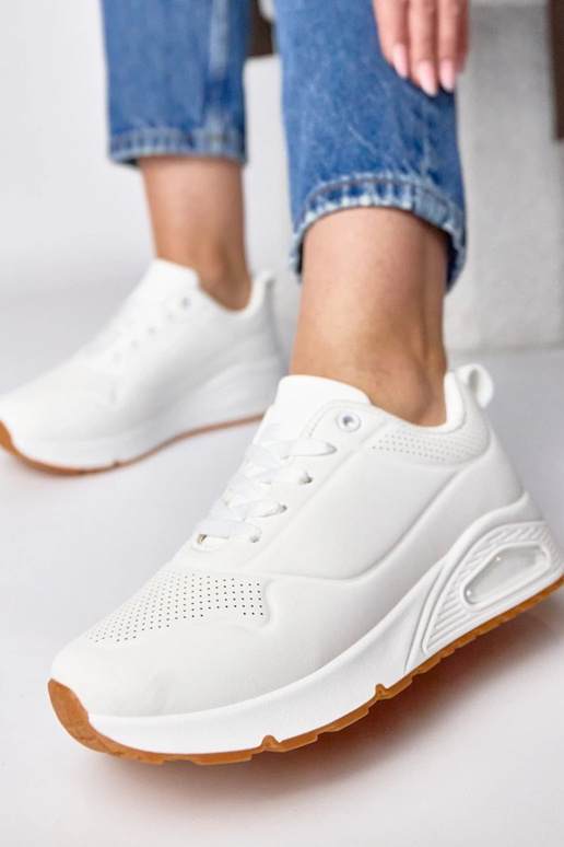 Sneakers bianche con suola spessa Sylvie