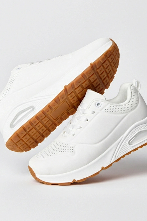 Sneakers bianche con suola spessa Sylvie