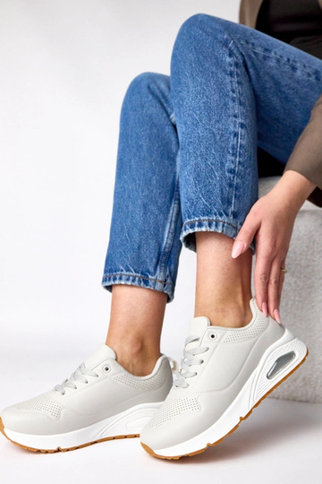 Sneakers grigie con suola spessa Sylvie 2