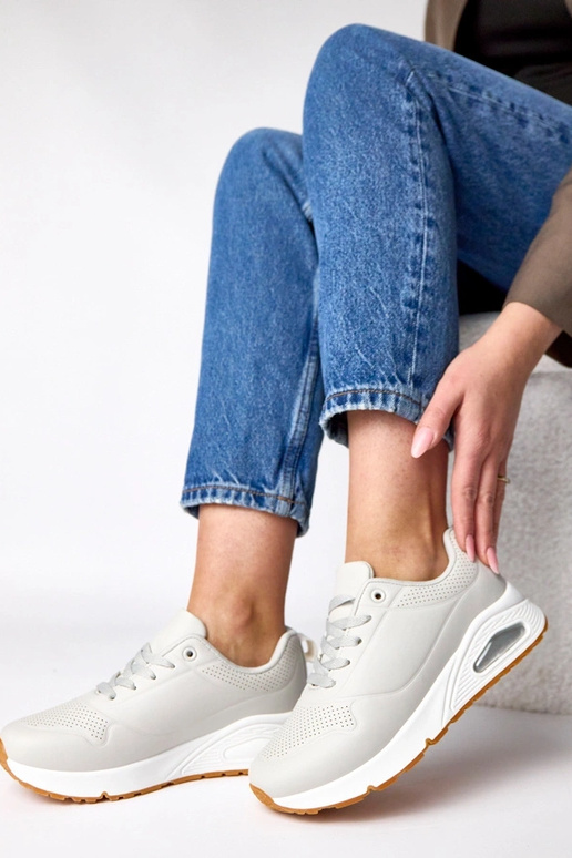 Sneakers grigie con suola spessa Sylvie