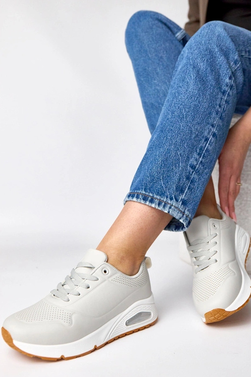 Sneakers grigie con suola spessa Sylvie