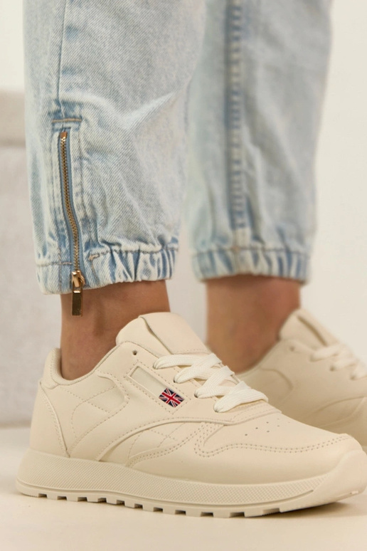 Sneakers beige chiaro da tutti i...