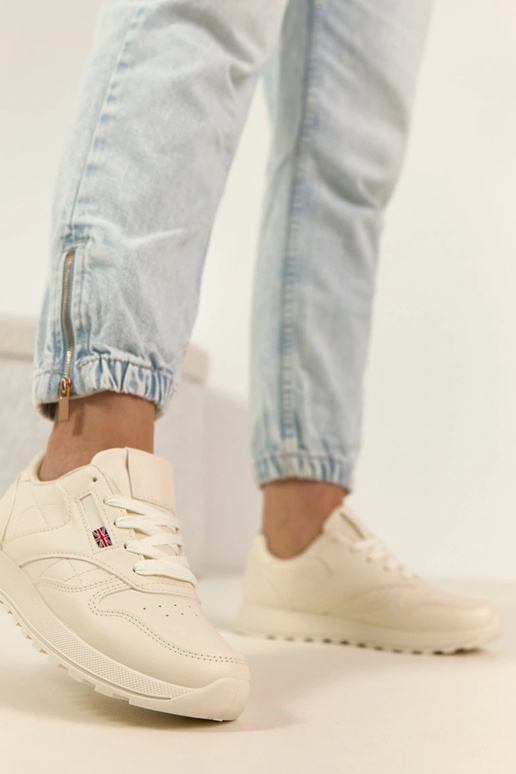 Sneakers beige chiaro da tutti i...