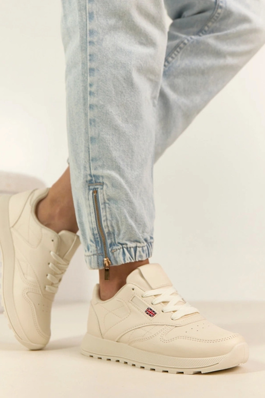 Sneakers beige chiaro da tutti i...